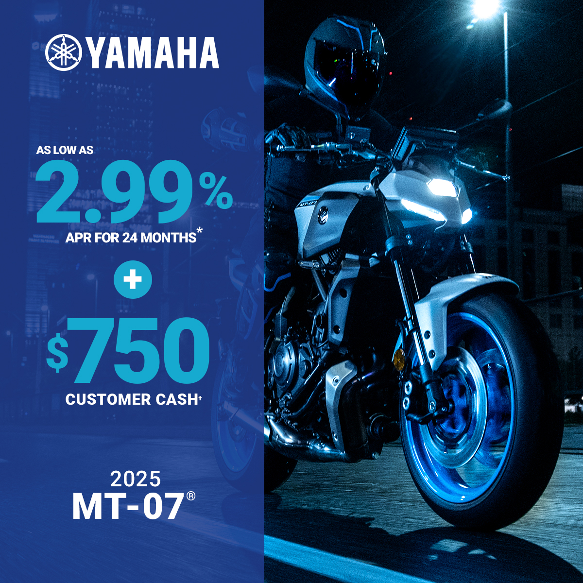 Yamaha Motorcycle Offer Banner