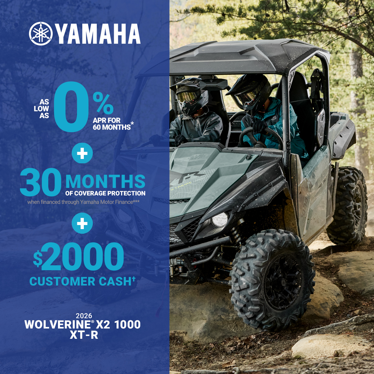 Yamaha Side-by-Side Offer Banner