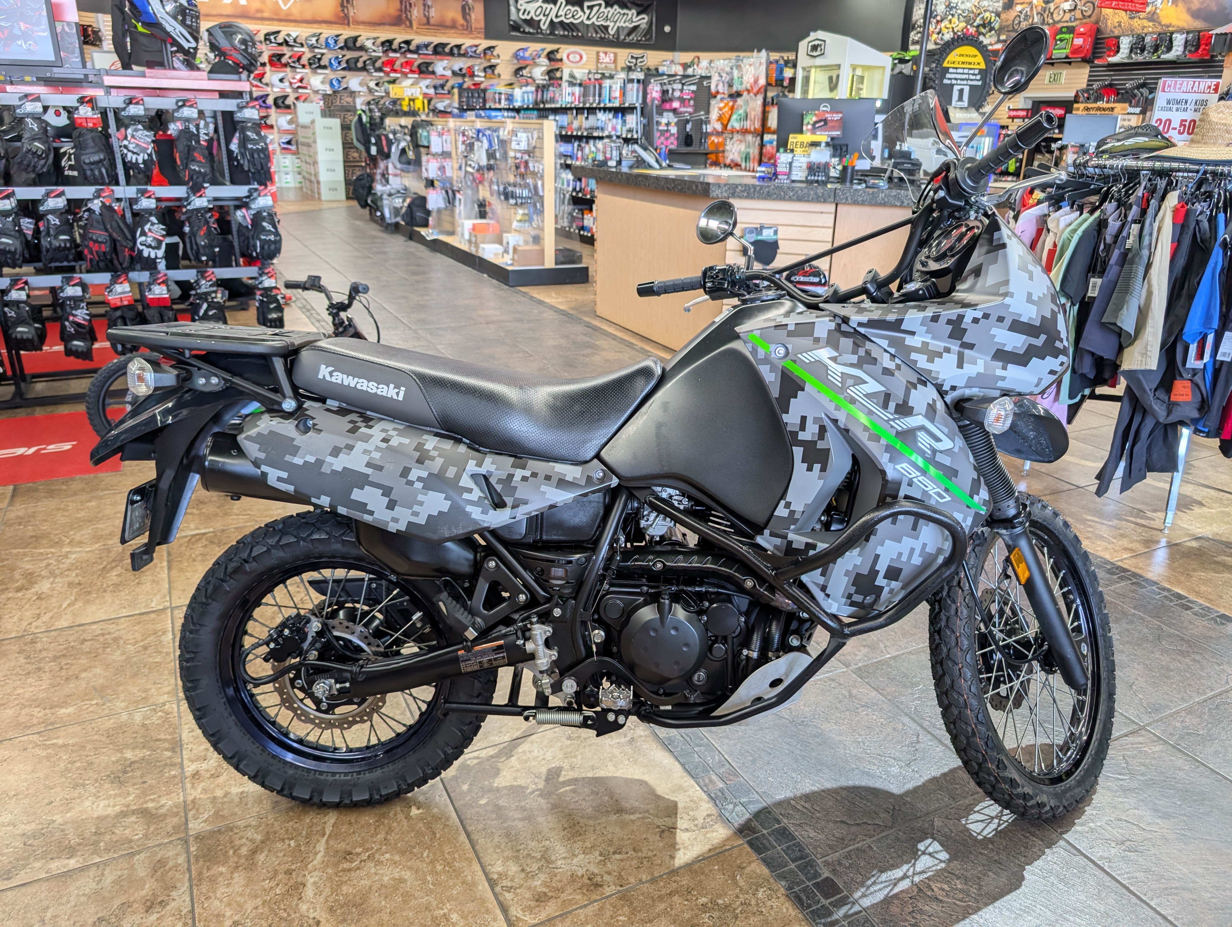 2017 Kawasaki KLR 650 Camo Street Motorcycle